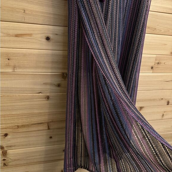 Becca Size Medium Split Leg Swim Coverup Drawstring Waistband Pants - Picture 8 of 13